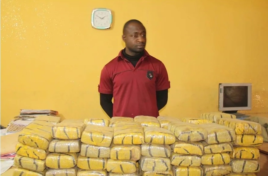Soldier Arrested With 81 Parcels of Cannabis and Charms in Bauchi