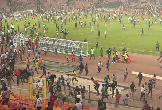 JUST IN! NIGERIA TO PLAY ONE INTERNATIONAL MATCH WITHOUT FANS, PAY CHF 150,000 OVER INVASION OF ABUJA STADIUM