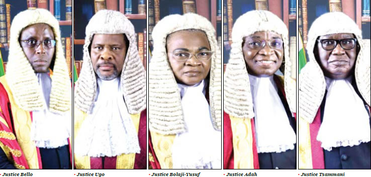 Presidential poll: Meet the Five justices sitting on Atiku, Obi’s petitions against Tinubu