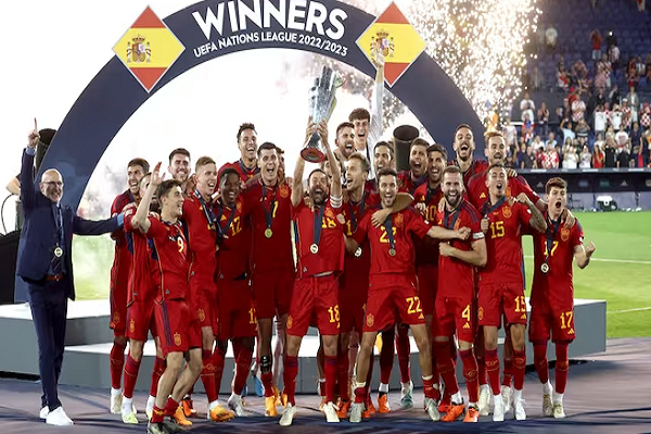 Spain beat Croatia to claim first Nations League title